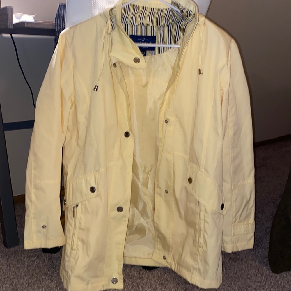 Lightly worn rain jacket